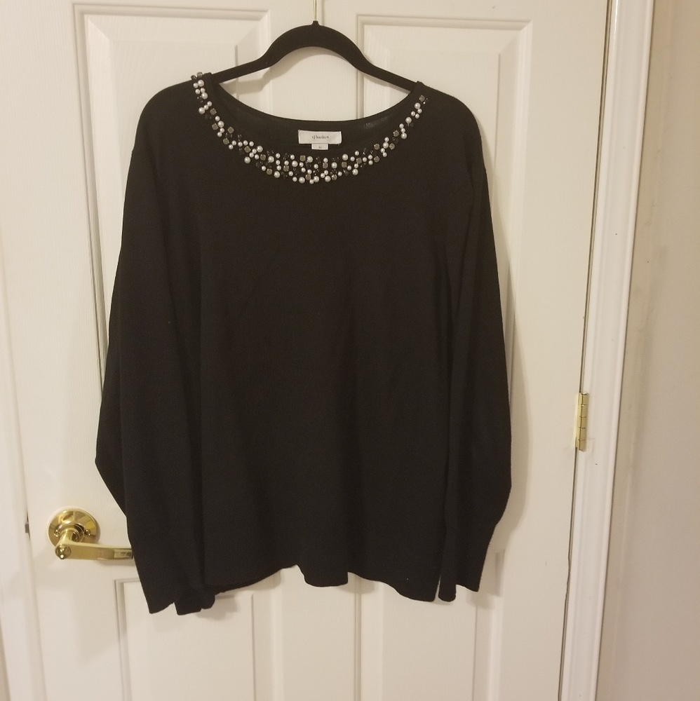 3X Black Sweater